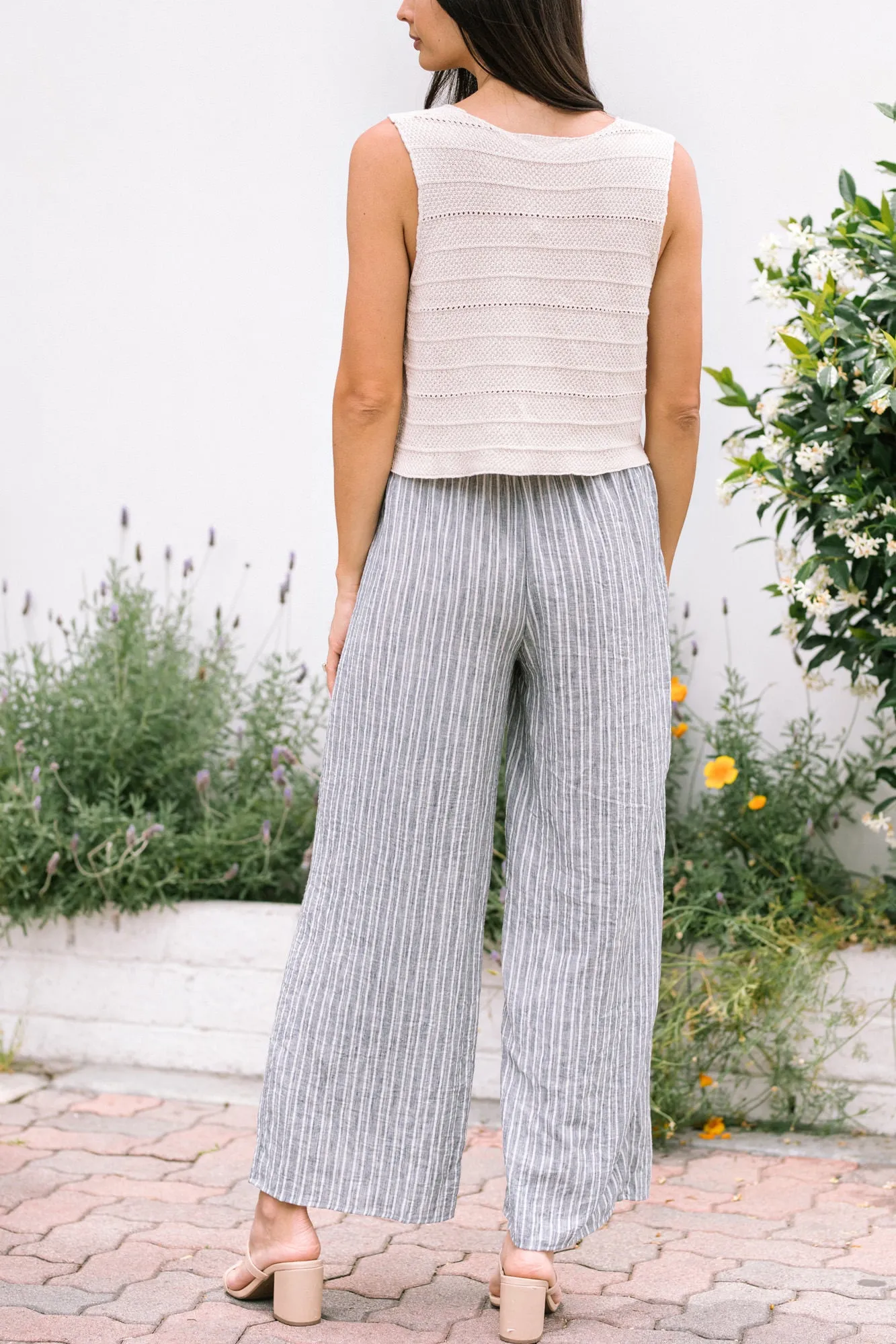 Tilda Striped Wide Leg Pants sold by Morning Lavender product image thumbnail 4