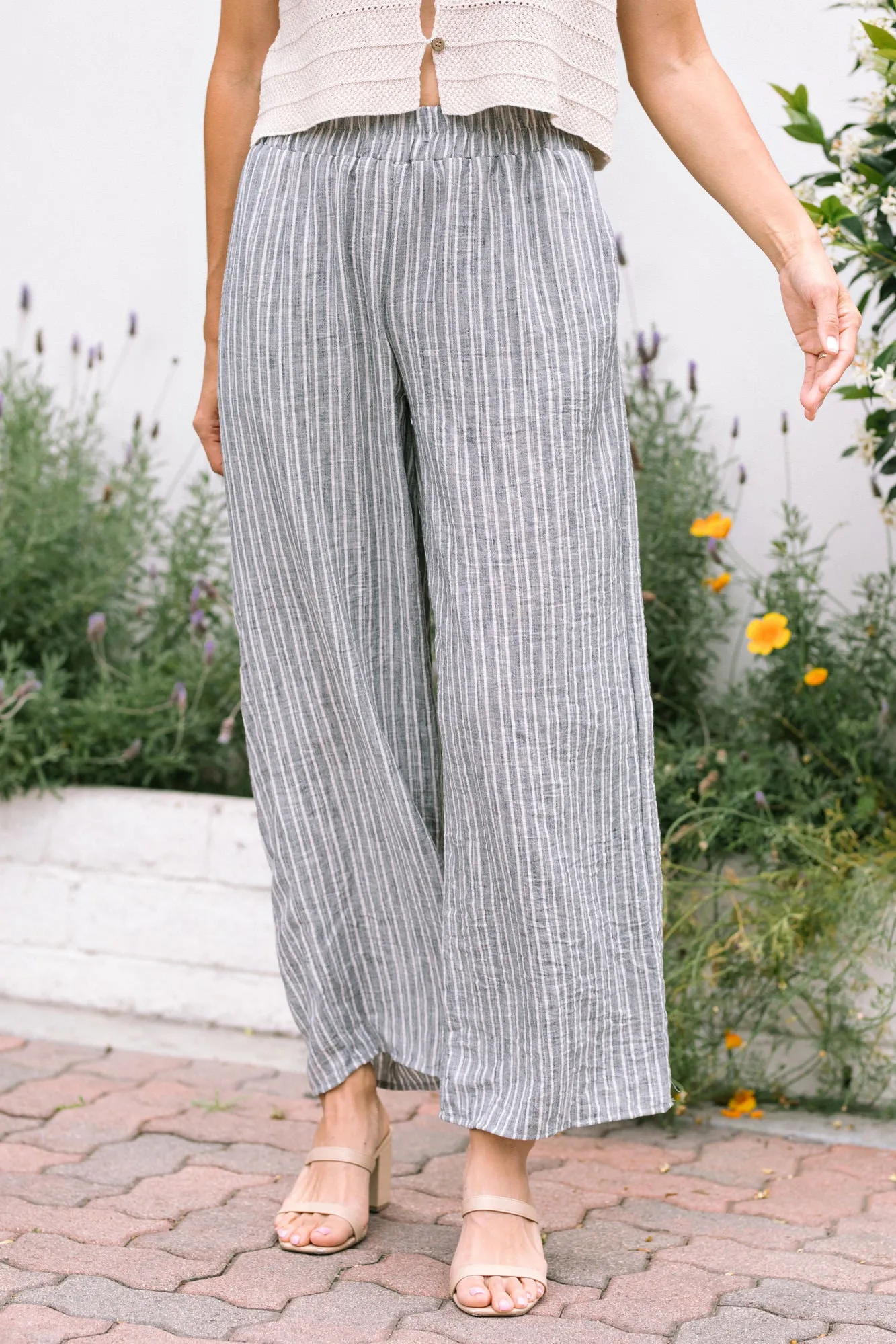 Tilda Striped Wide Leg Pants sold by Morning Lavender product image thumbnail 2