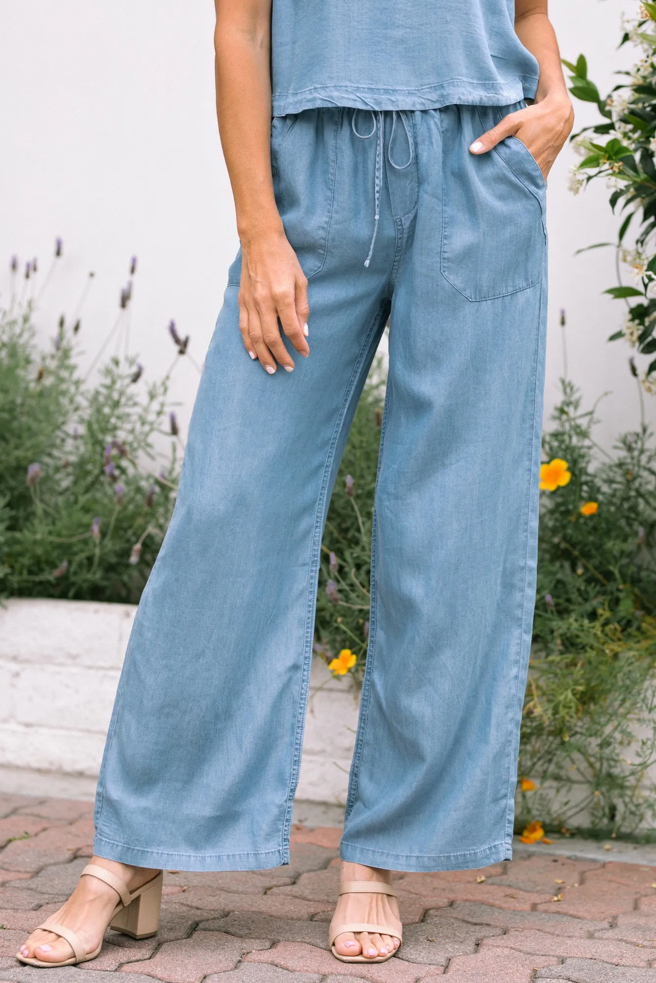 Skye Wide Leg Pants sold by Morning Lavender