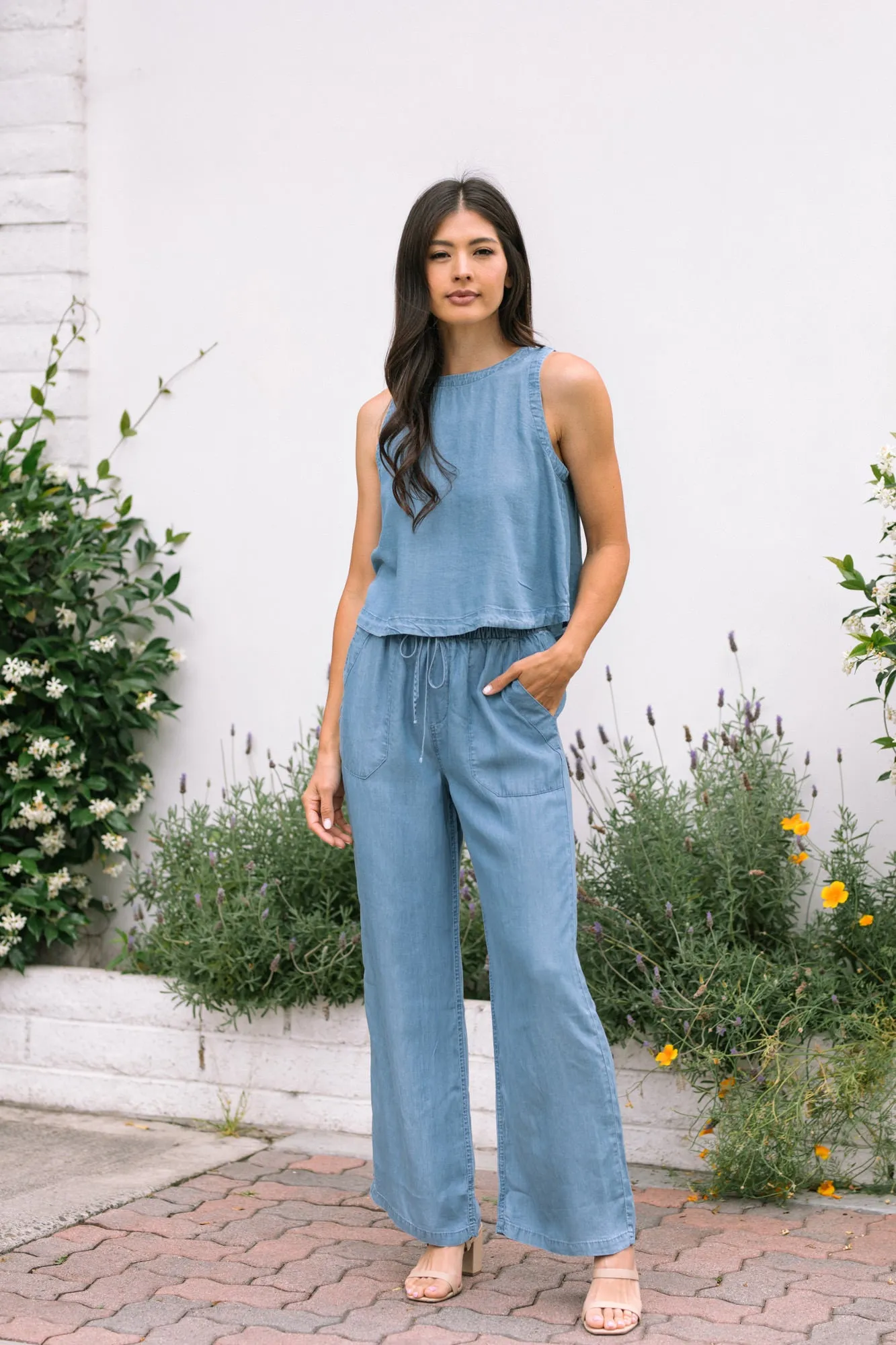 Skye Button Back Tank sold by Morning Lavender product image thumbnail 3