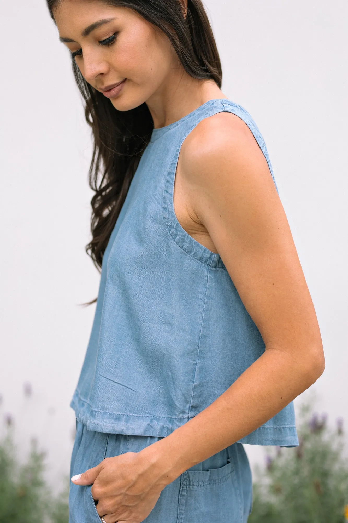 Skye Button Back Tank sold by Morning Lavender product image thumbnail 5