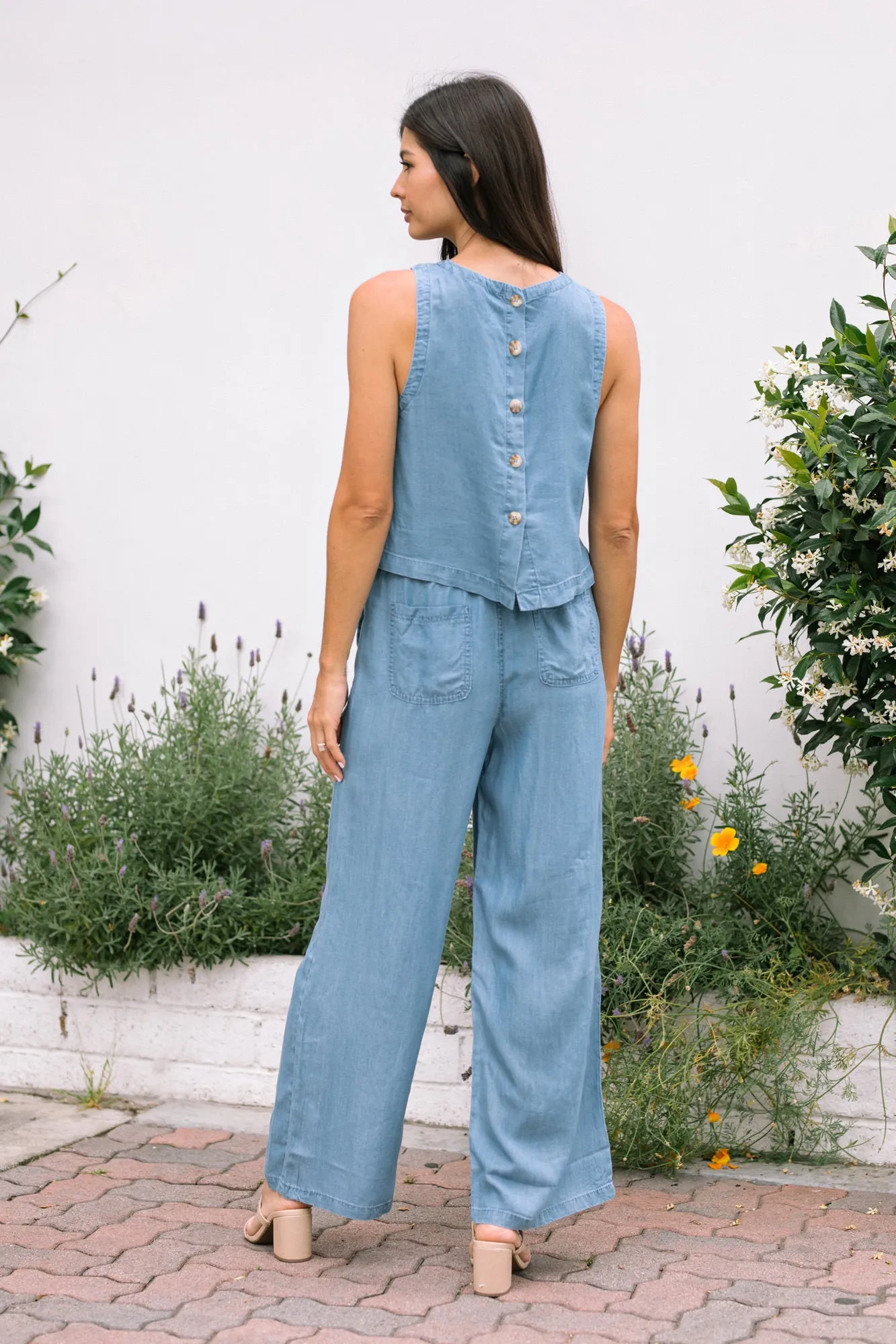 Skye Button Back Tank sold by Morning Lavender product image thumbnail 4