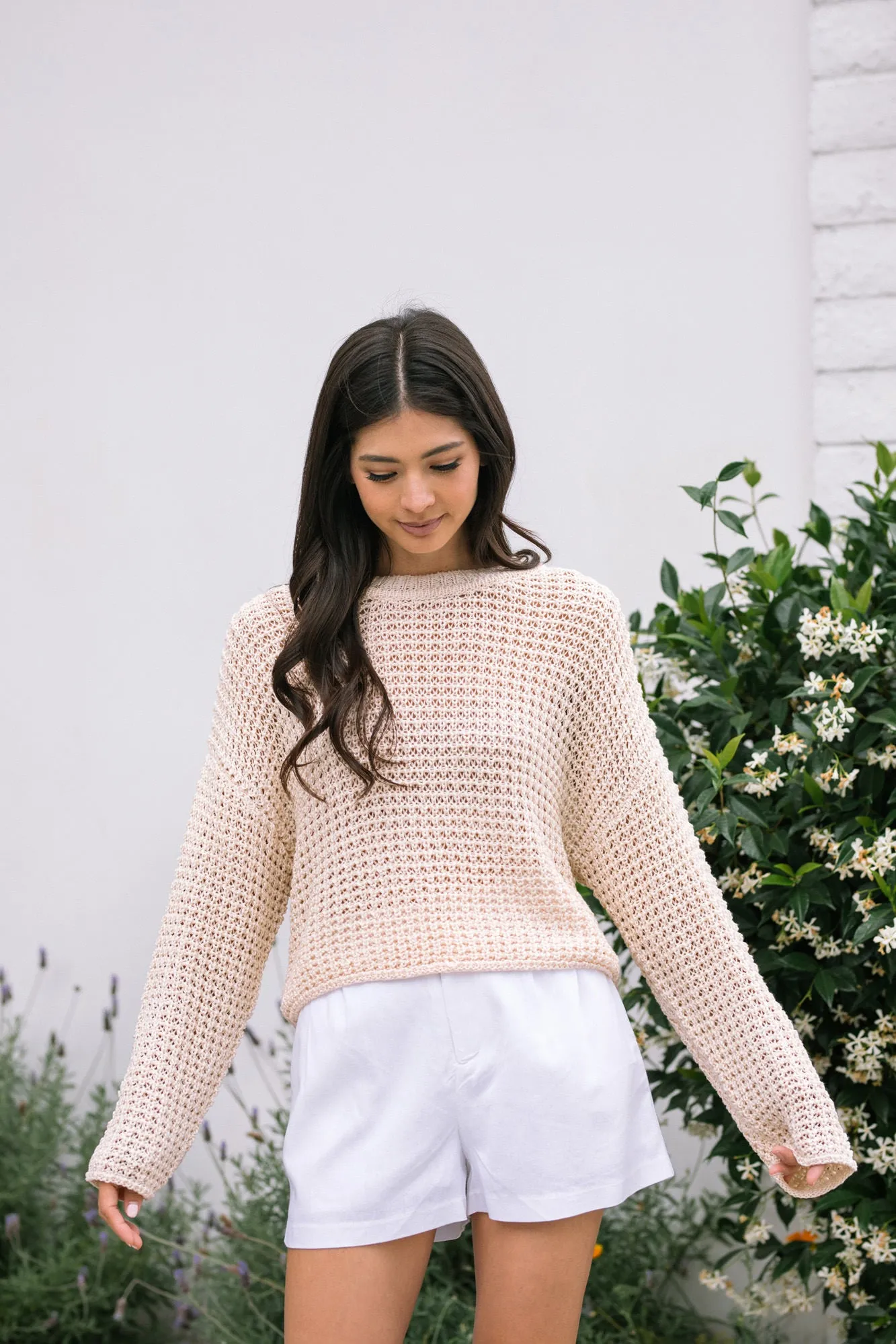 Deanna Crochet Knit Sweater sold by Morning Lavender product image thumbnail 4