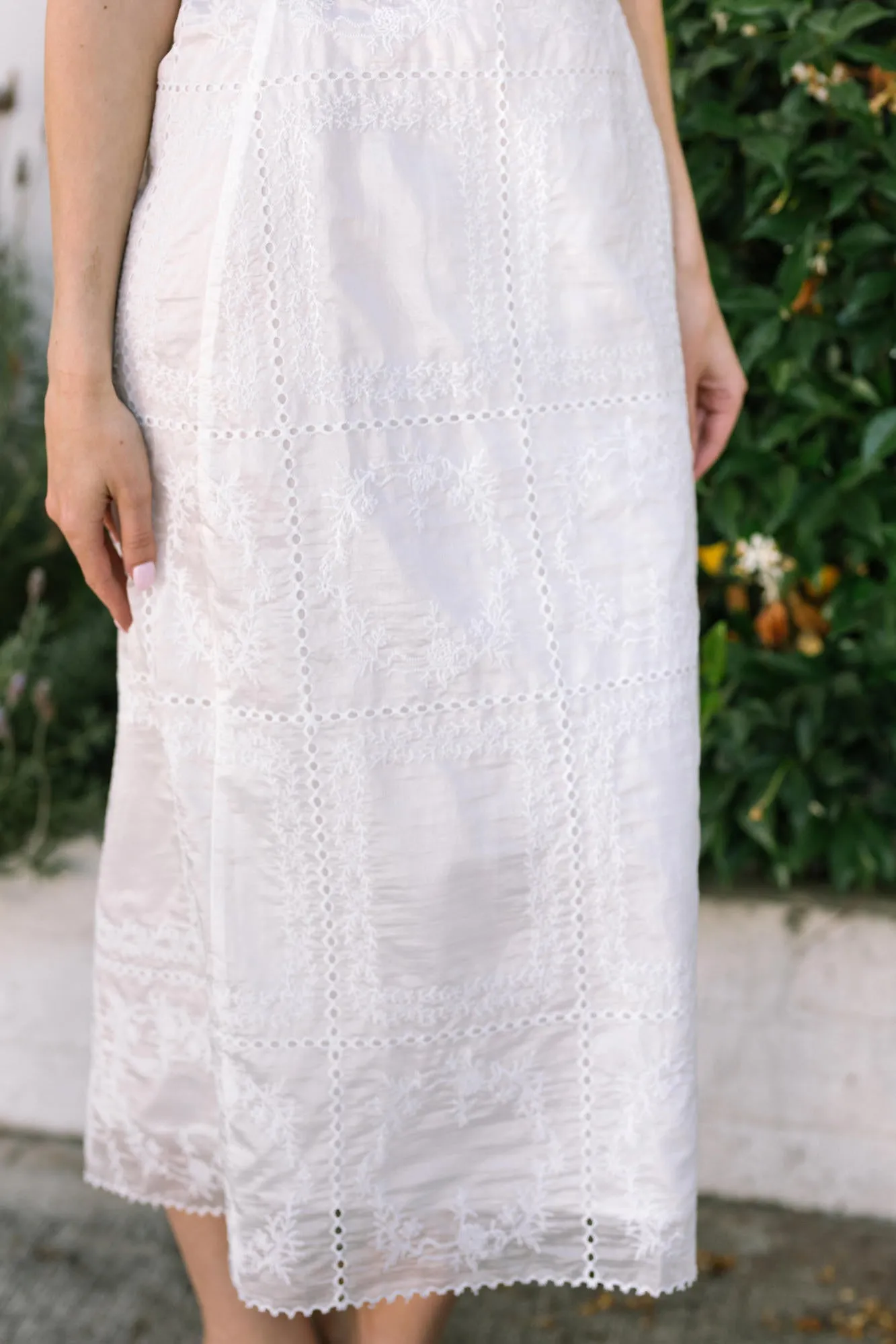 Heidi Eyelet Midi Skirt sold by Morning Lavender product image thumbnail 5