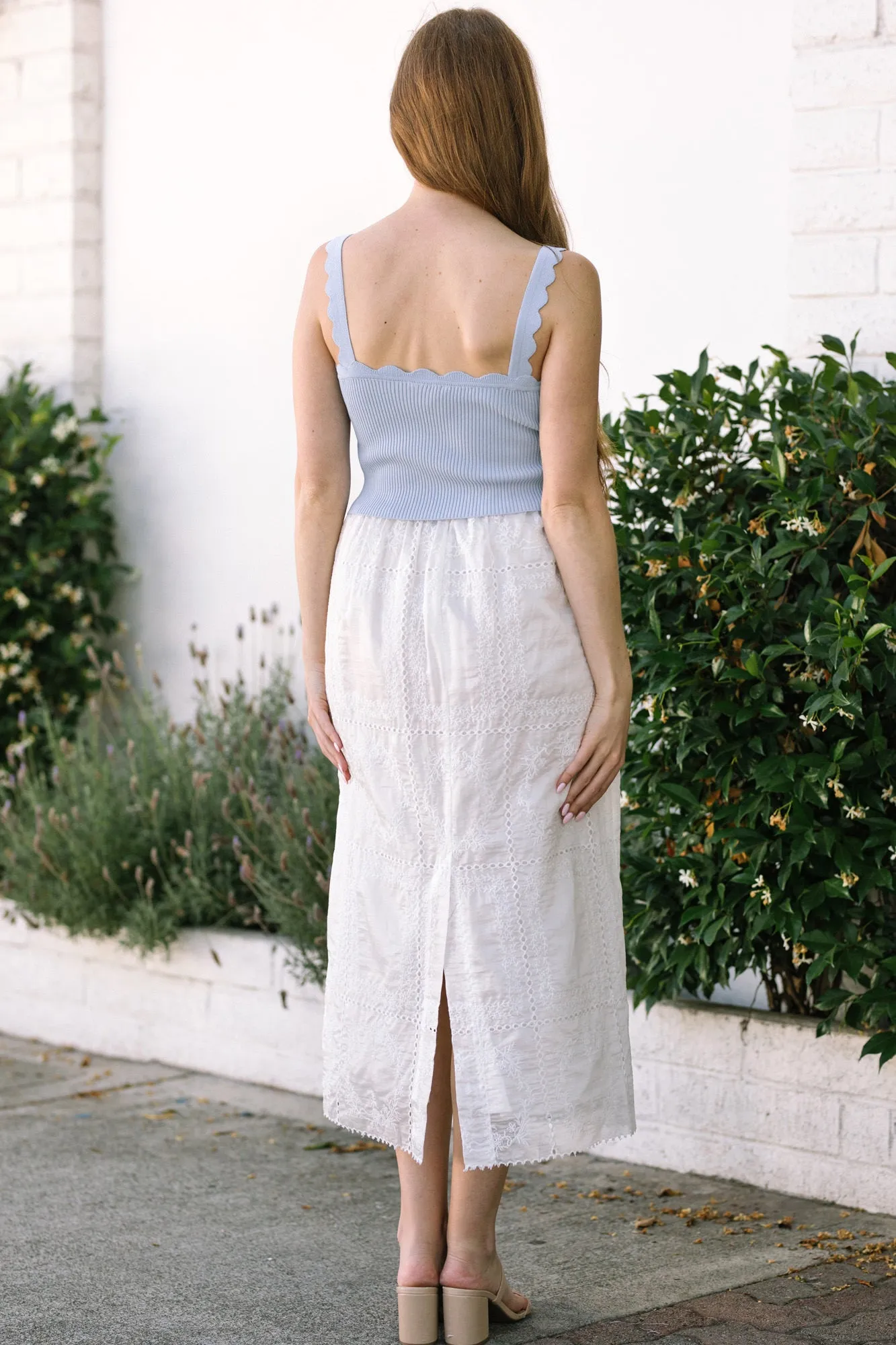 Heidi Eyelet Midi Skirt sold by Morning Lavender product image thumbnail 3