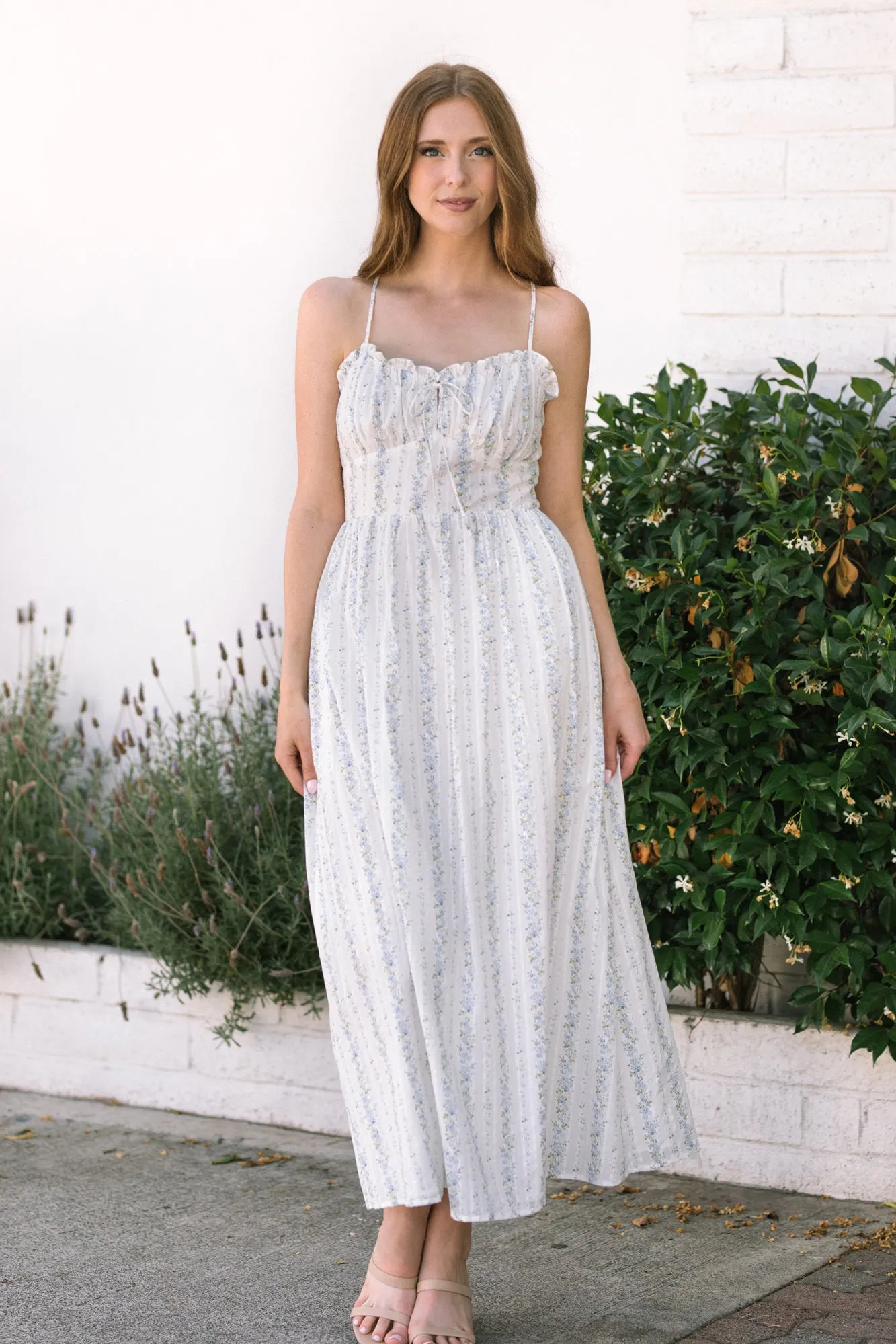 Elodie Floral Midi Dress sold by Morning Lavender