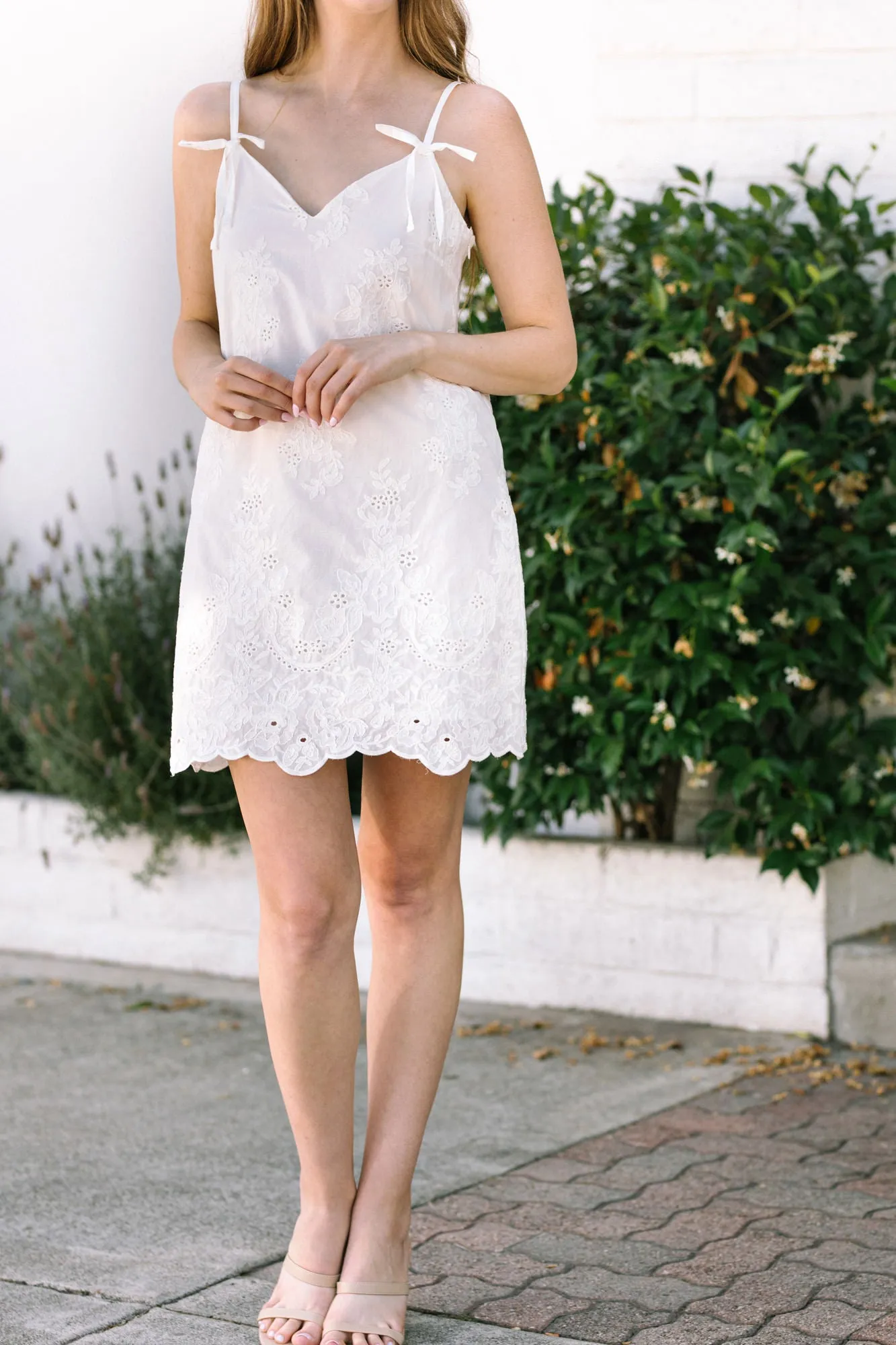 Darlene Embroidered Mini Dress sold by Morning Lavender product image thumbnail 3