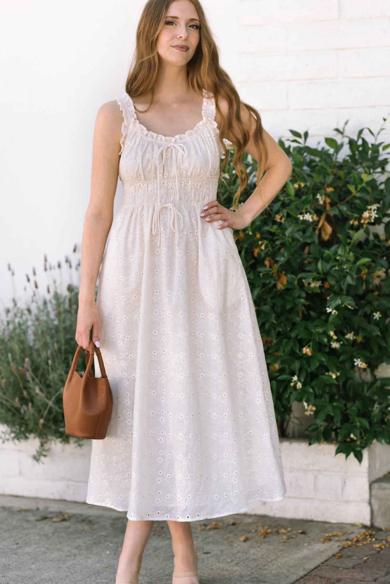 Camille Bow Midi Dress sold by Morning Lavender product image thumbnail 5