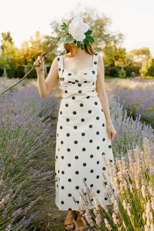 Paloma Polka Dot Dress sold by Morning Lavender