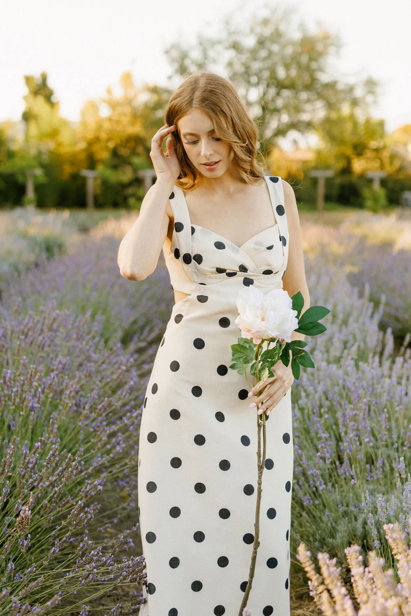 Paloma Polka Dot Dress sold by Morning Lavender product image thumbnail 3