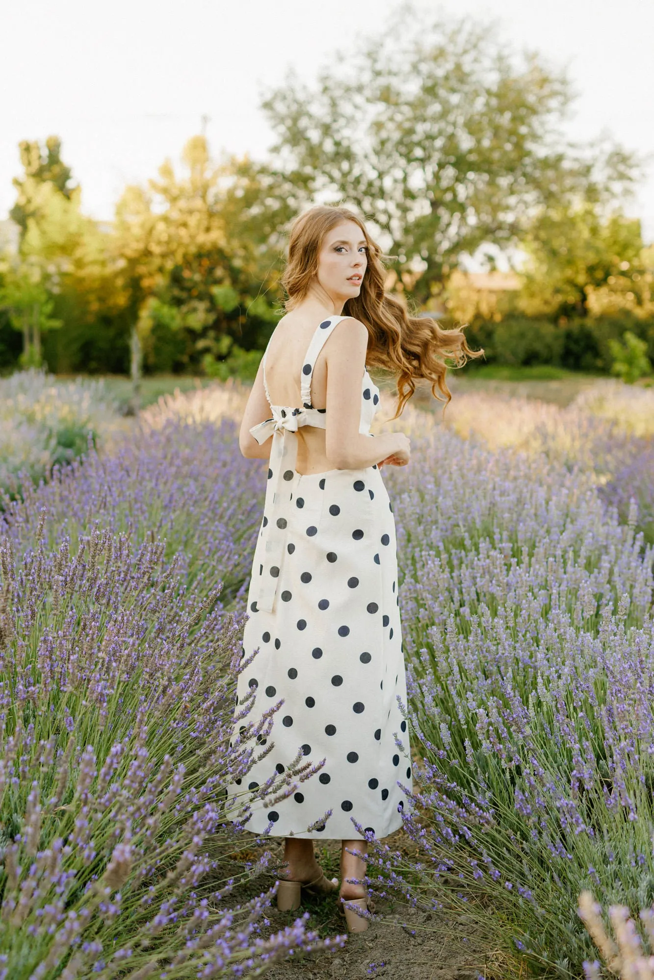 Paloma Polka Dot Dress sold by Morning Lavender product image thumbnail 4