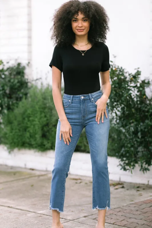 Jade Round Neck Bodysuit sold by Morning Lavender