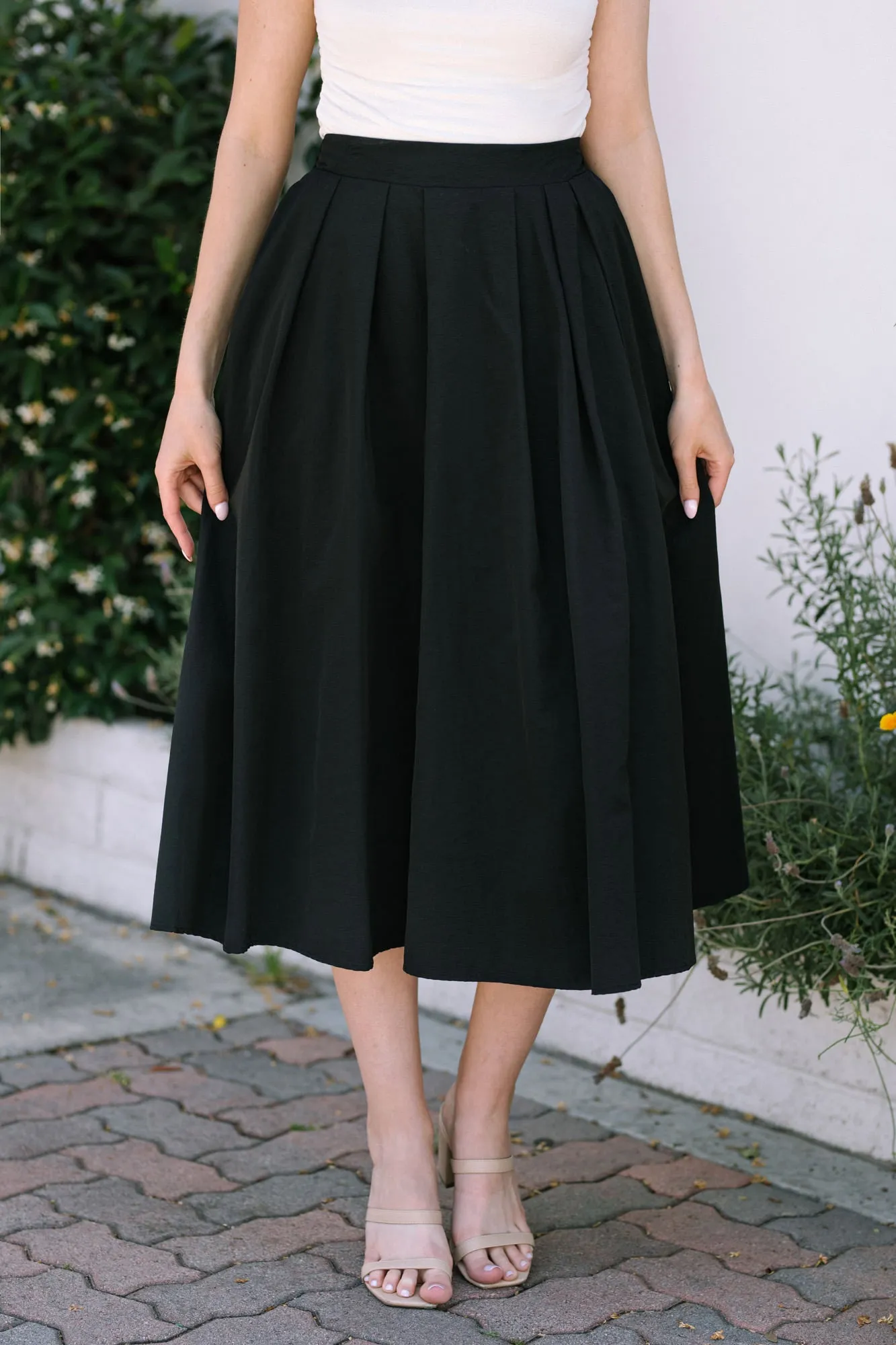 Serena Pleated Midi Skirt sold by Morning Lavender product image thumbnail 2