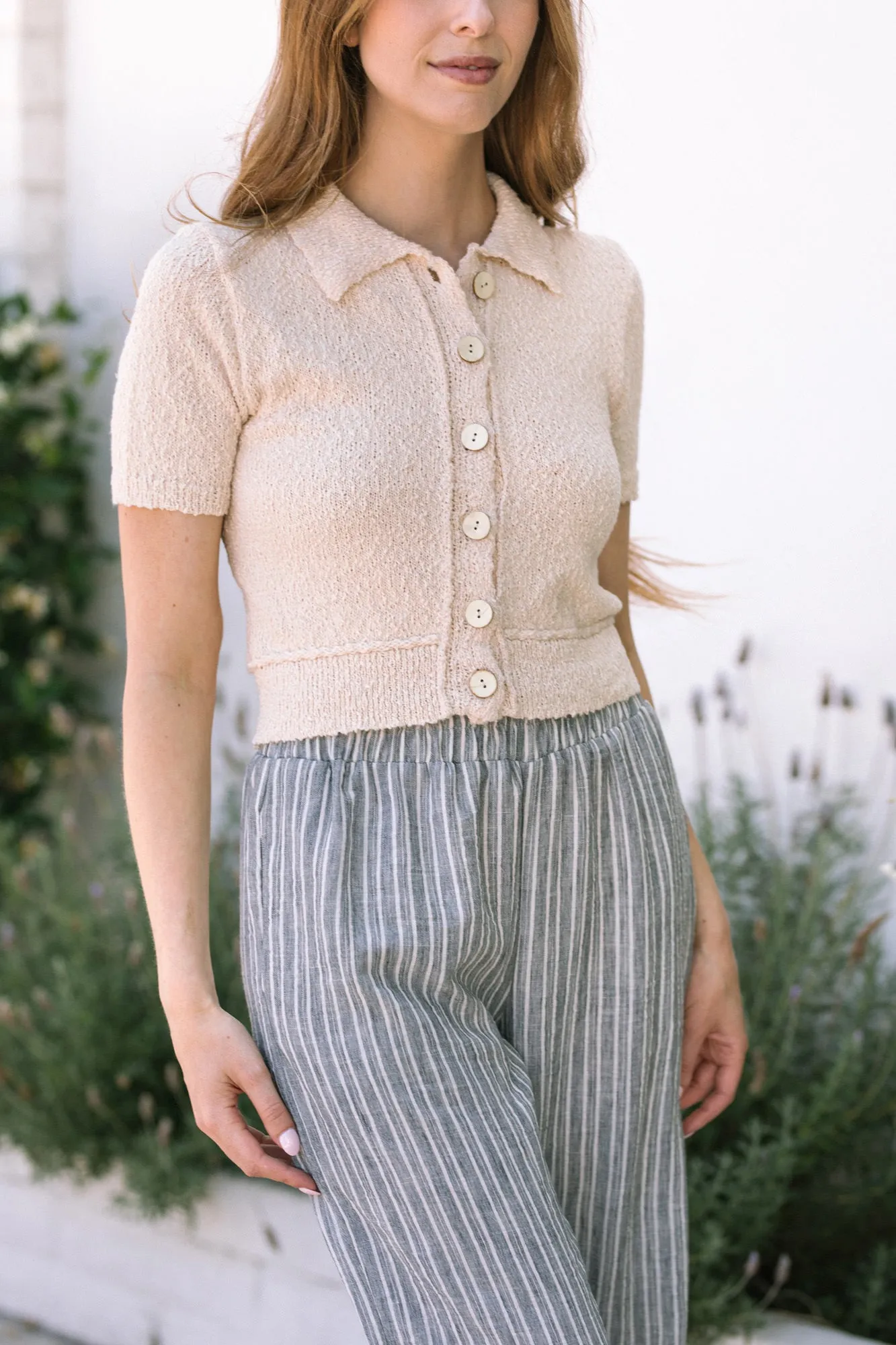 Reagan Collared Knit Top sold by Morning Lavender product image thumbnail 3