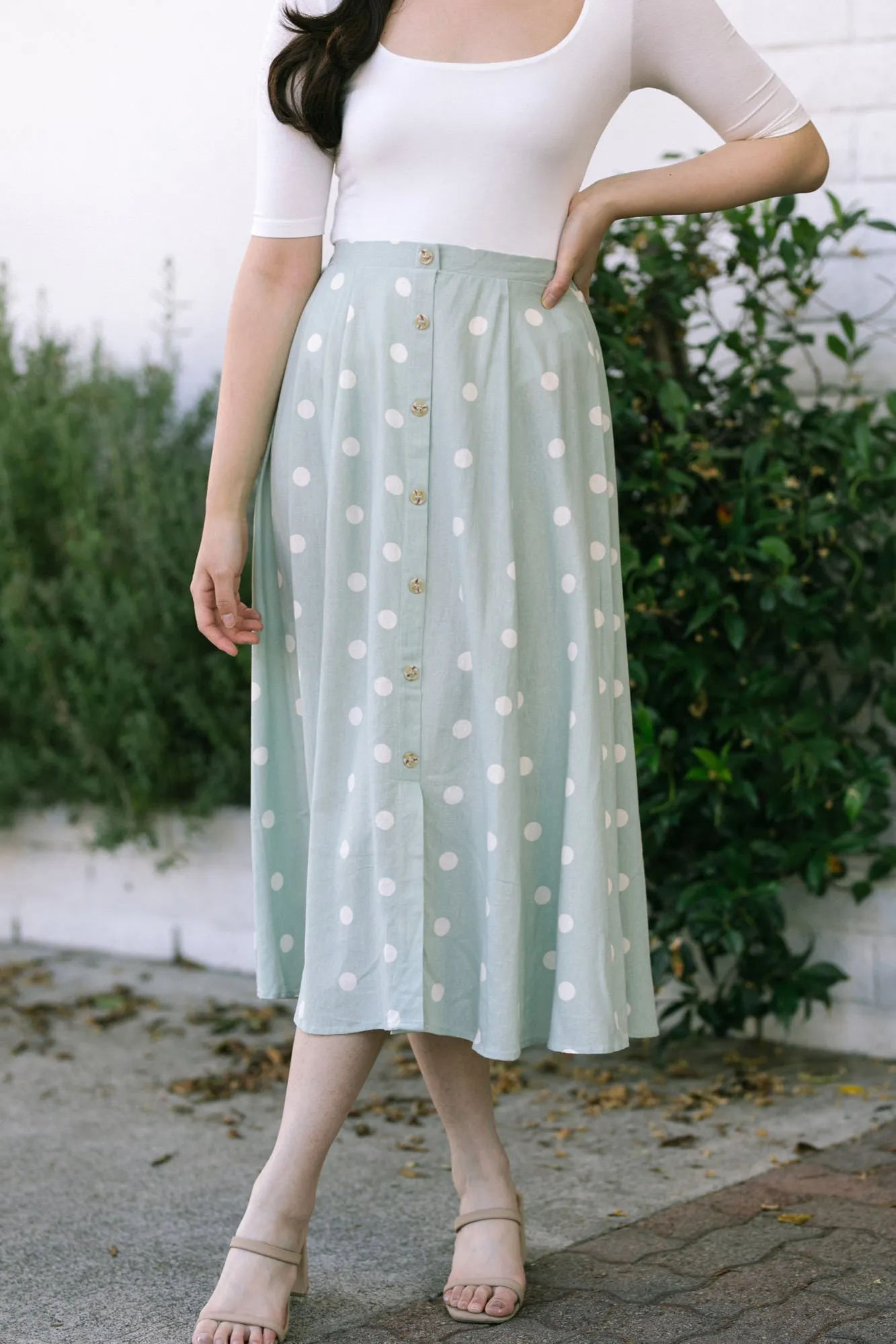 Francine Polka Dot Skirt sold by Morning Lavender product image thumbnail 5