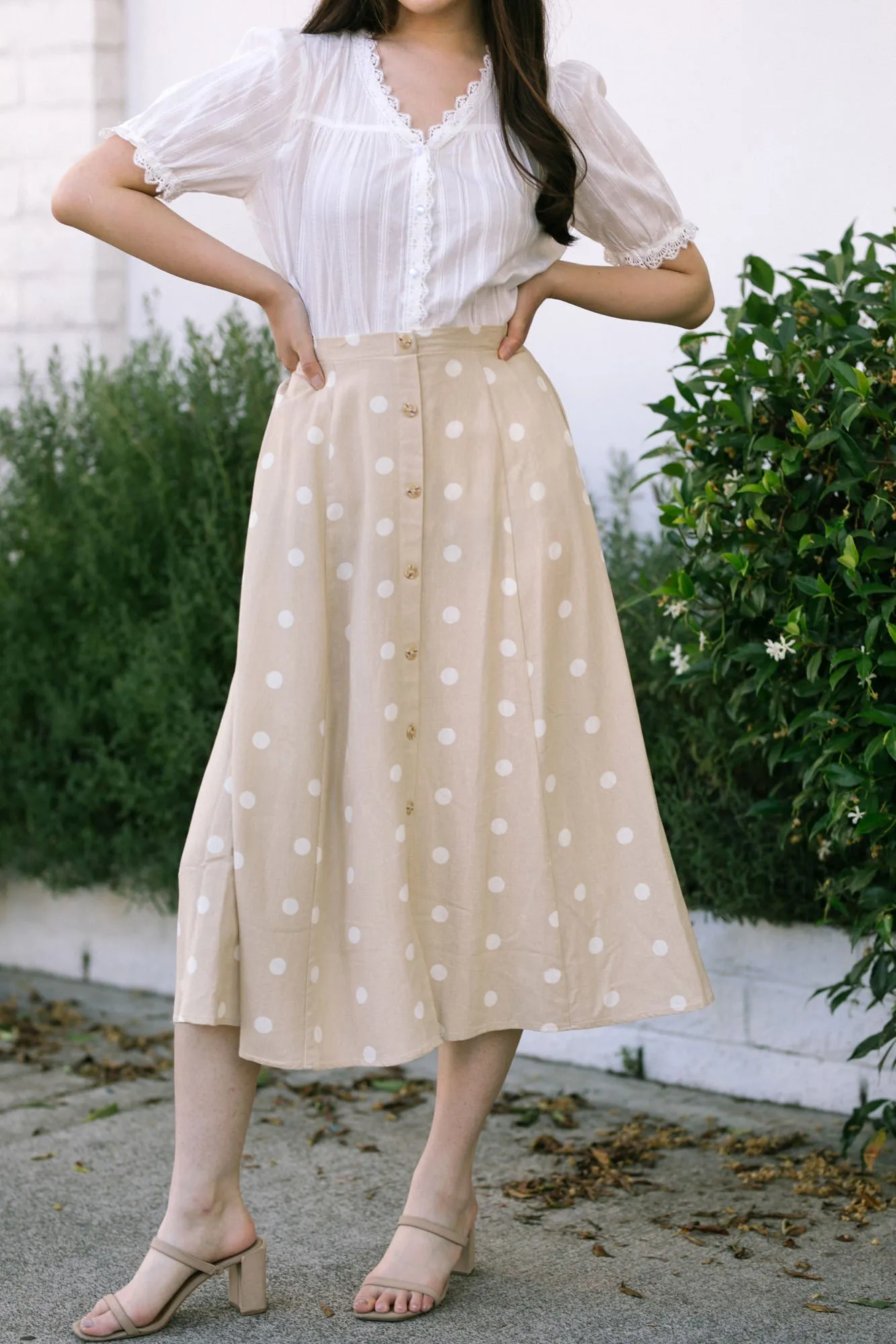 Francine Polka Dot Skirt sold by Morning Lavender product image thumbnail 2