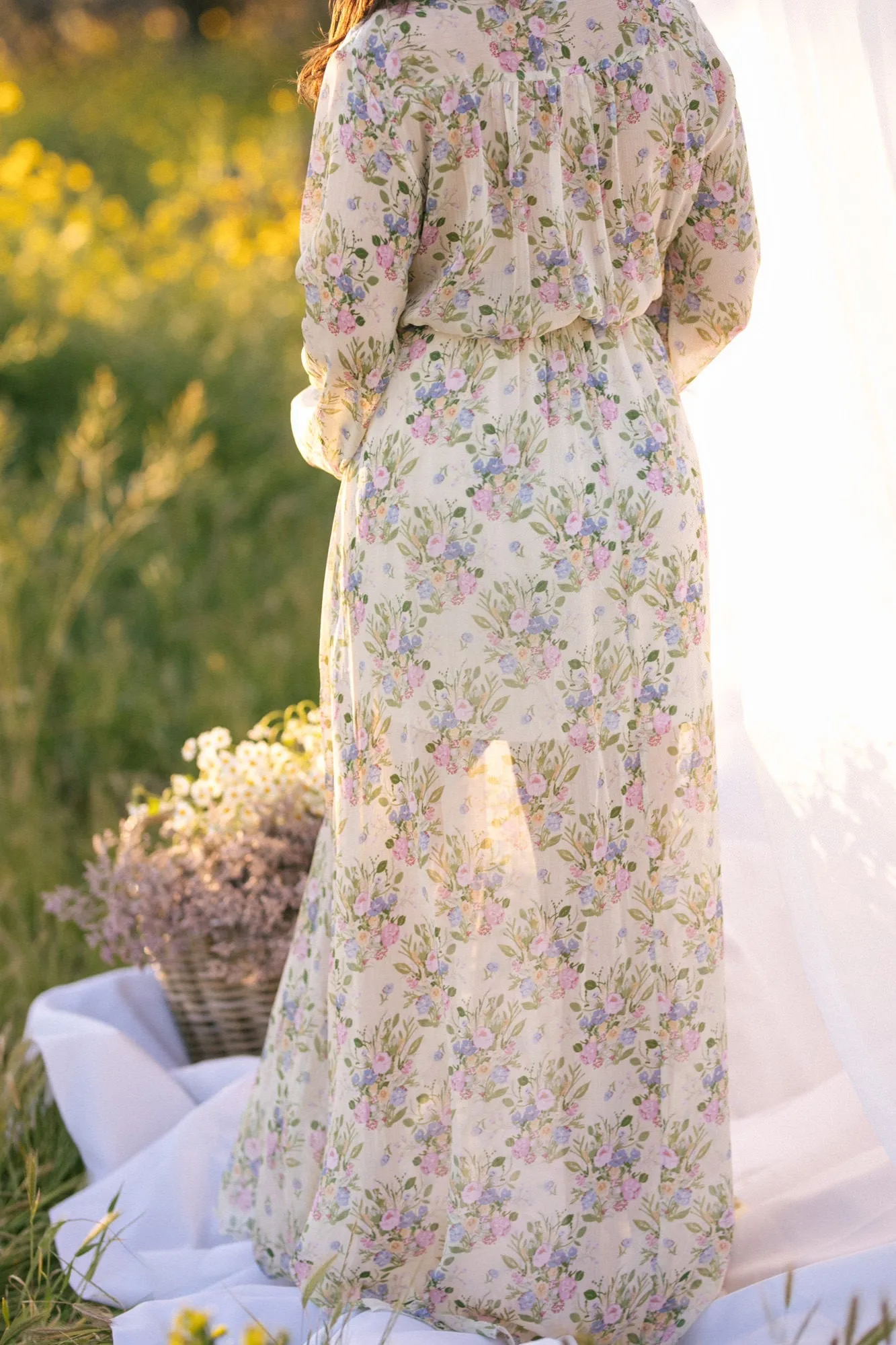 Norah Buttoned Maxi Dress sold by Morning Lavender product image thumbnail 4