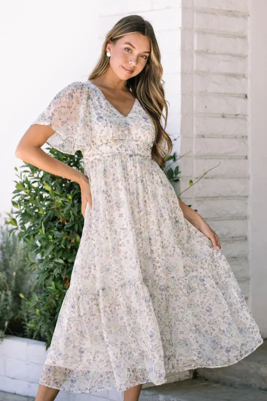 Kate Flutter Sleeve Dress sold by Morning Lavender