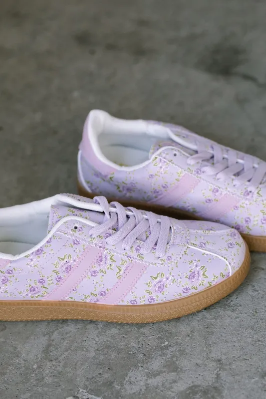 Jasmine Floral Sneakers made by Let's See Style