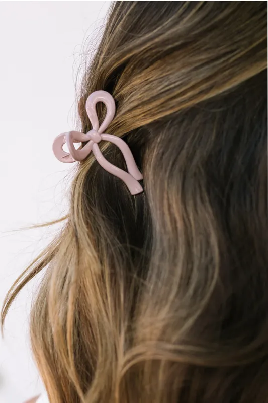 Christine Bow Claw Clip sold by Morning Lavender