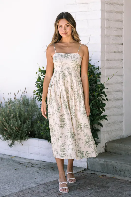 Alondra Floral Midi Dress sold by Morning Lavender