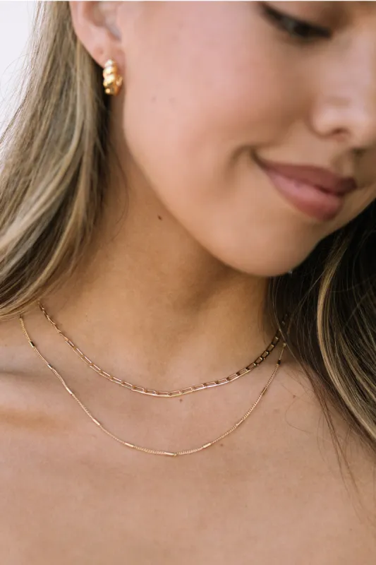 Frankie Chained Layered Necklace sold by Morning Lavender