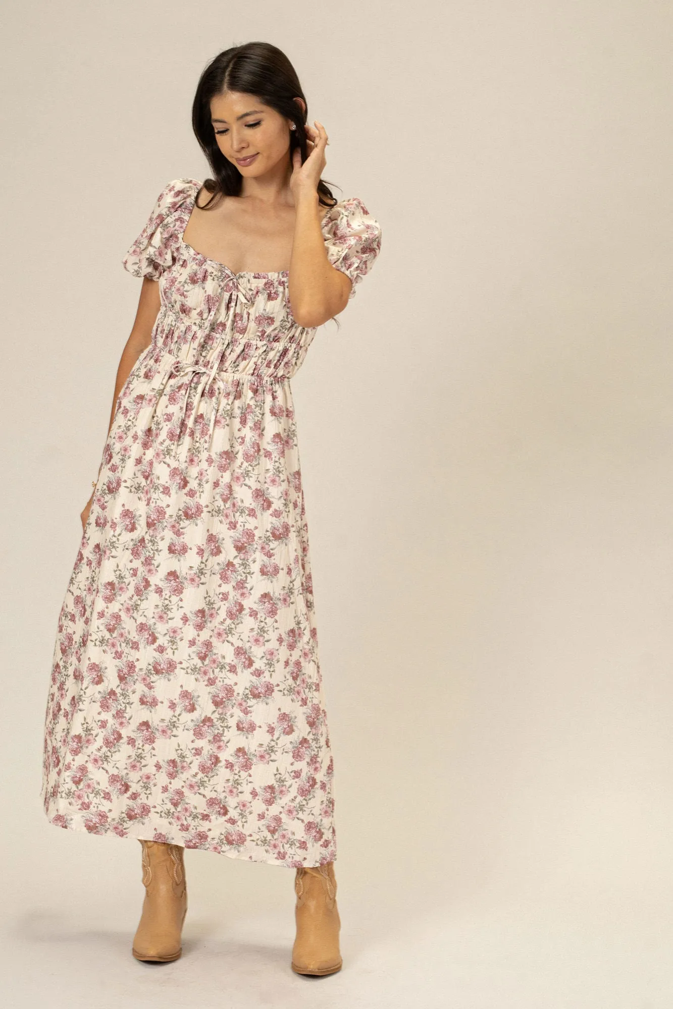 Shelby Puff Sleeve Dress sold by Morning Lavender