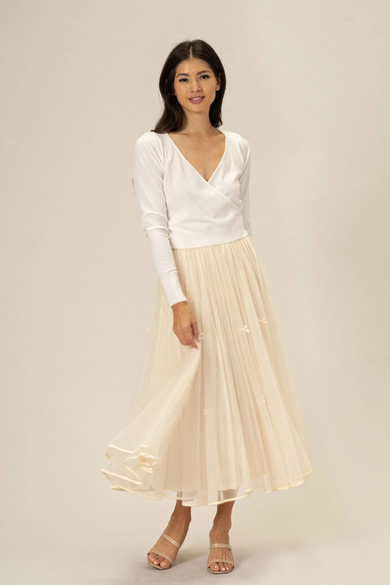 Nicole Tulle Bow Skirt sold by Morning Lavender product image thumbnail 4