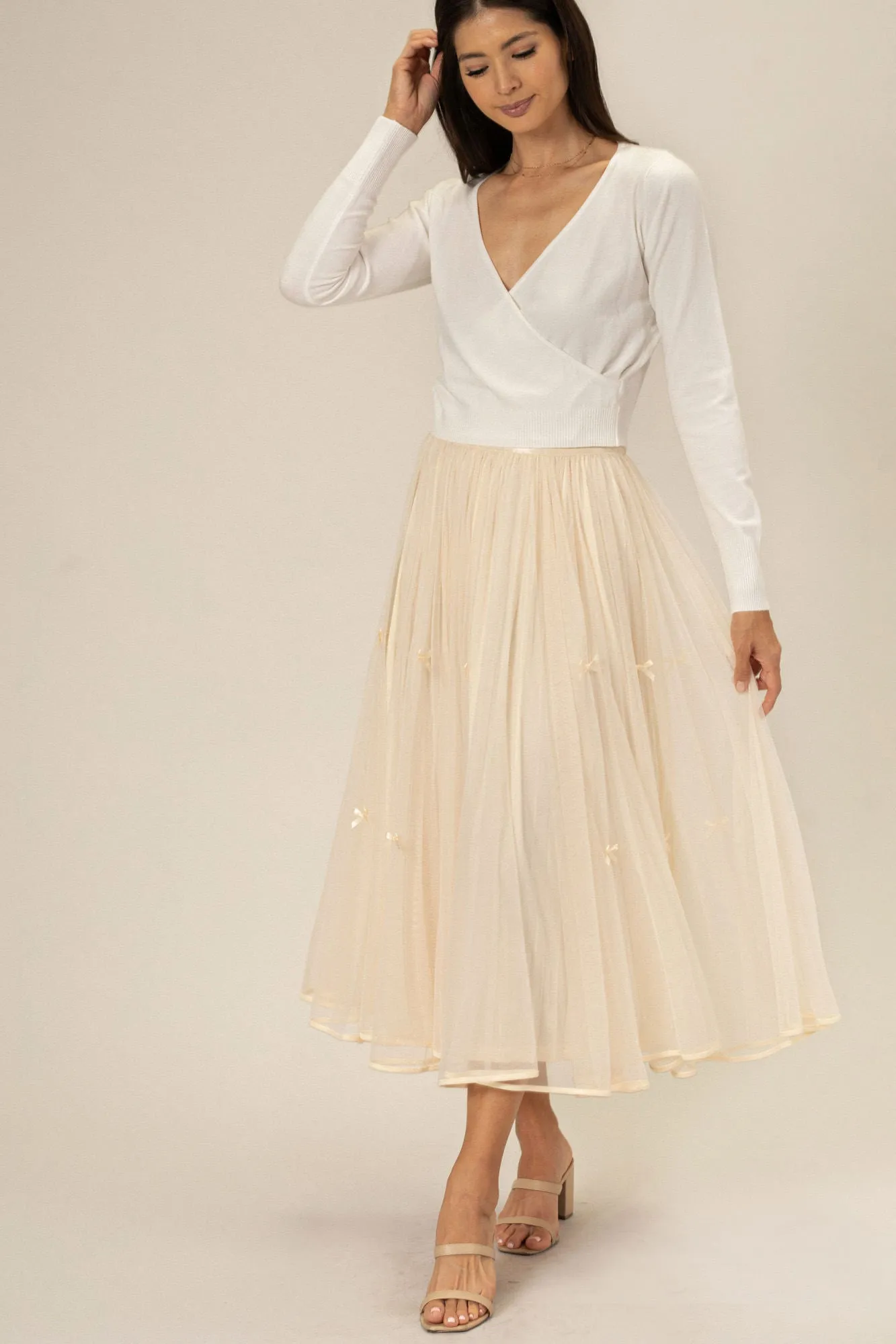 Nicole Tulle Bow Skirt sold by Morning Lavender