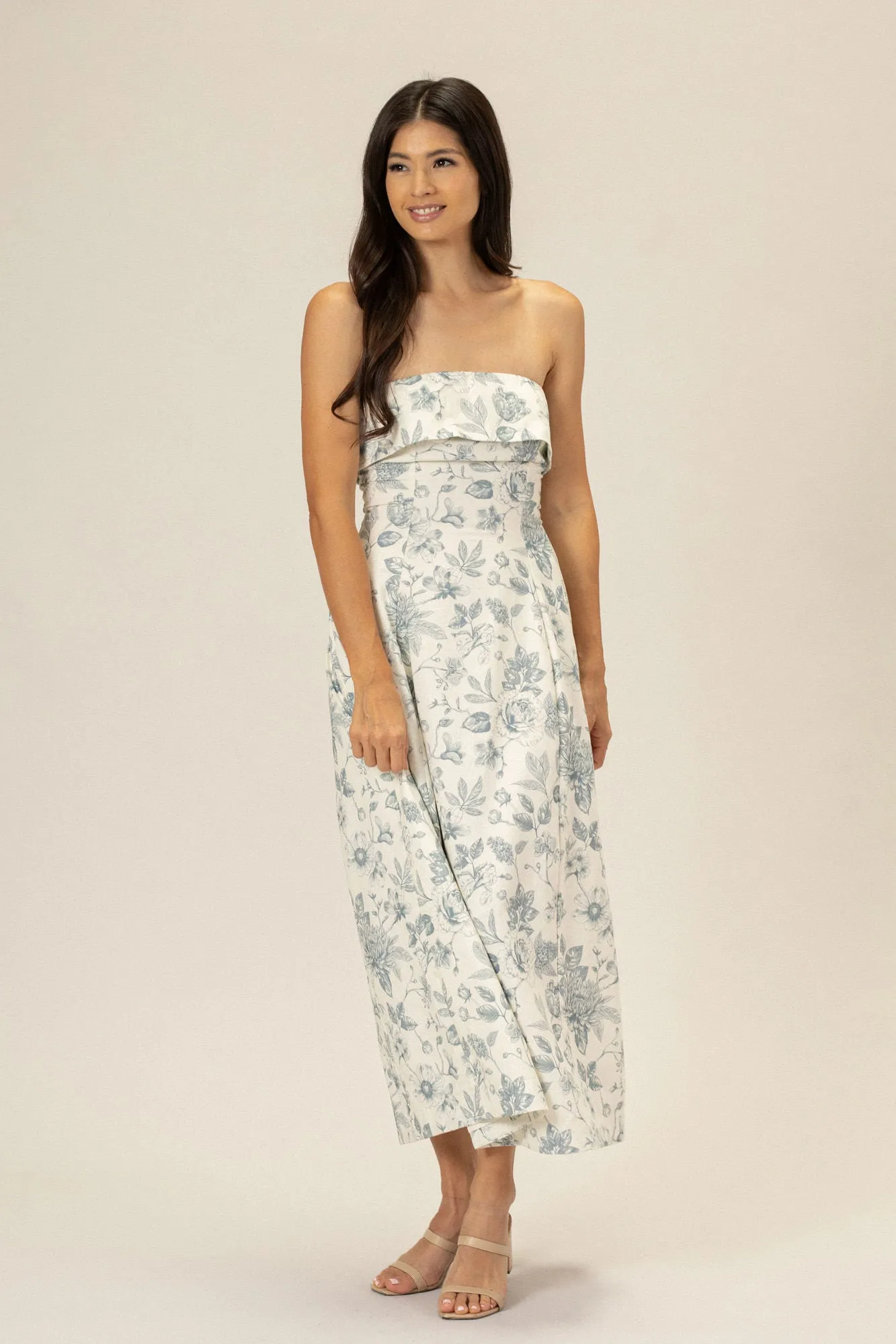 Jocelyn Strapless Floral Dress sold by Morning Lavender product image thumbnail 5