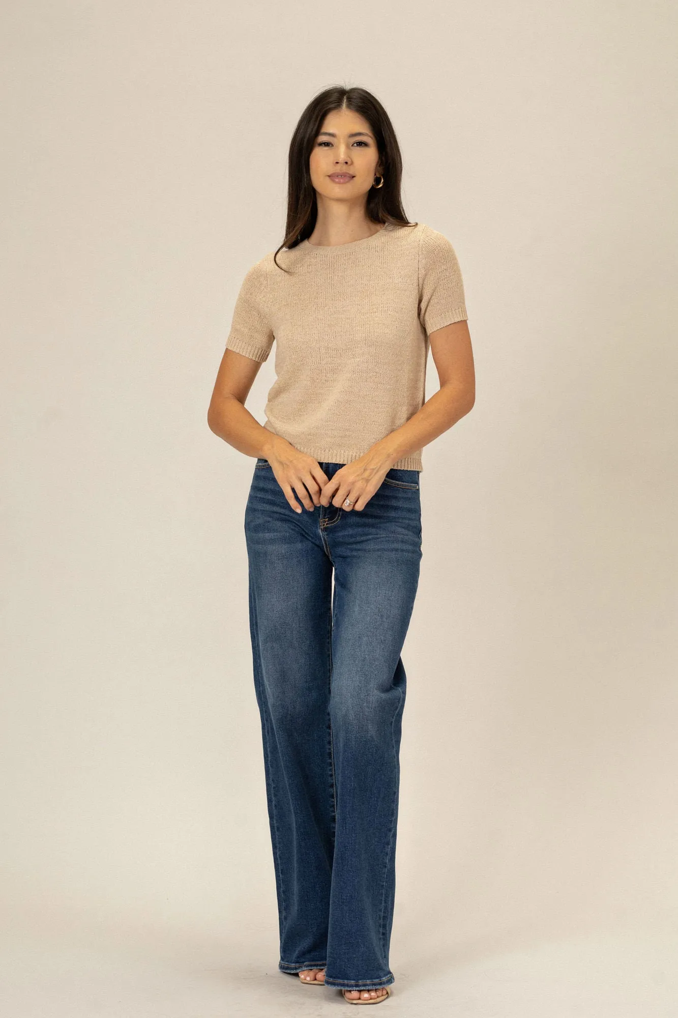 Agnes Crew Neck Knit Tee sold by Morning Lavender product image thumbnail 2