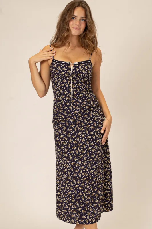 Stephanie Floral Midi Dress sold by Morning Lavender