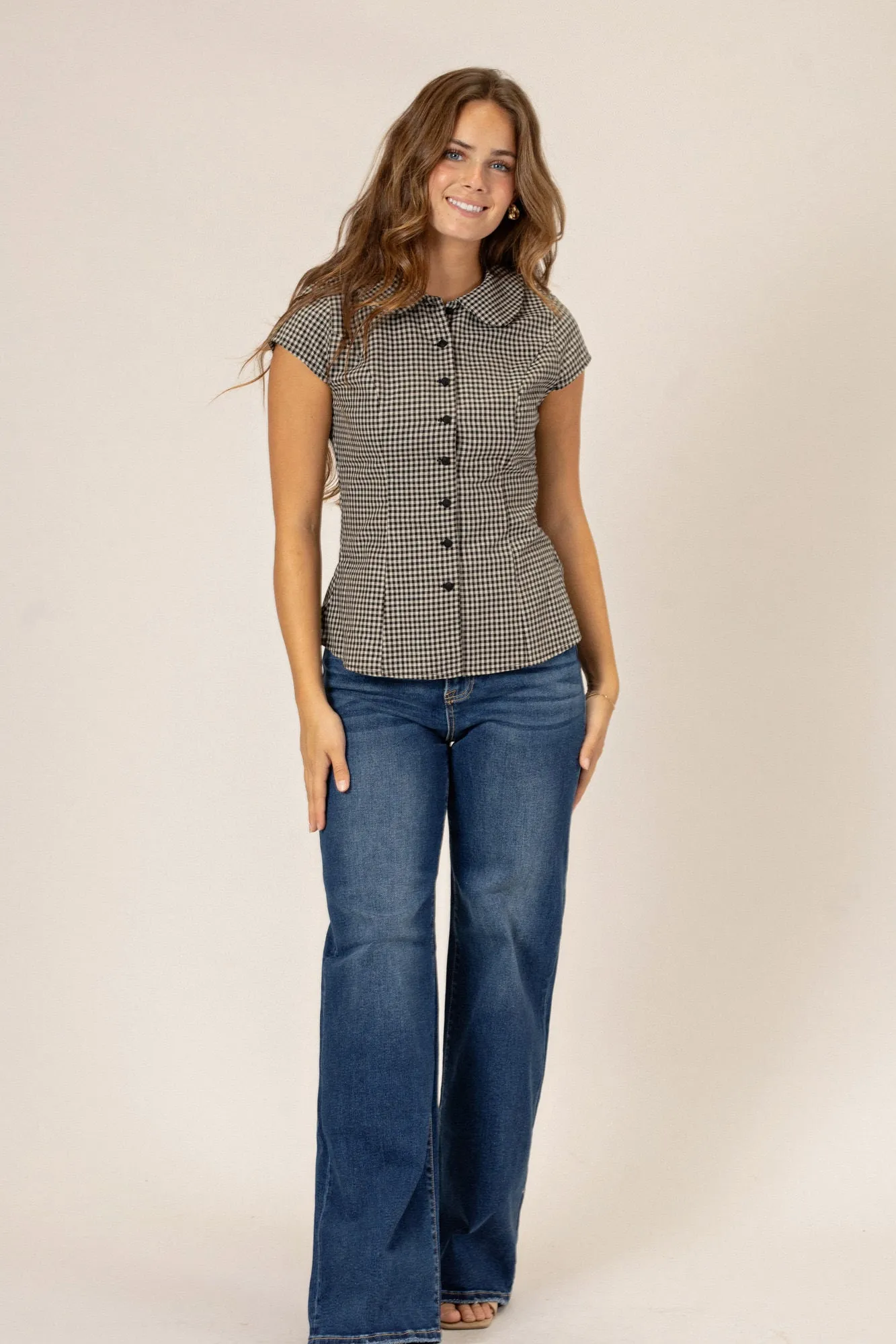 Regina Slim Button Up Shirt sold by Morning Lavender product image thumbnail 2