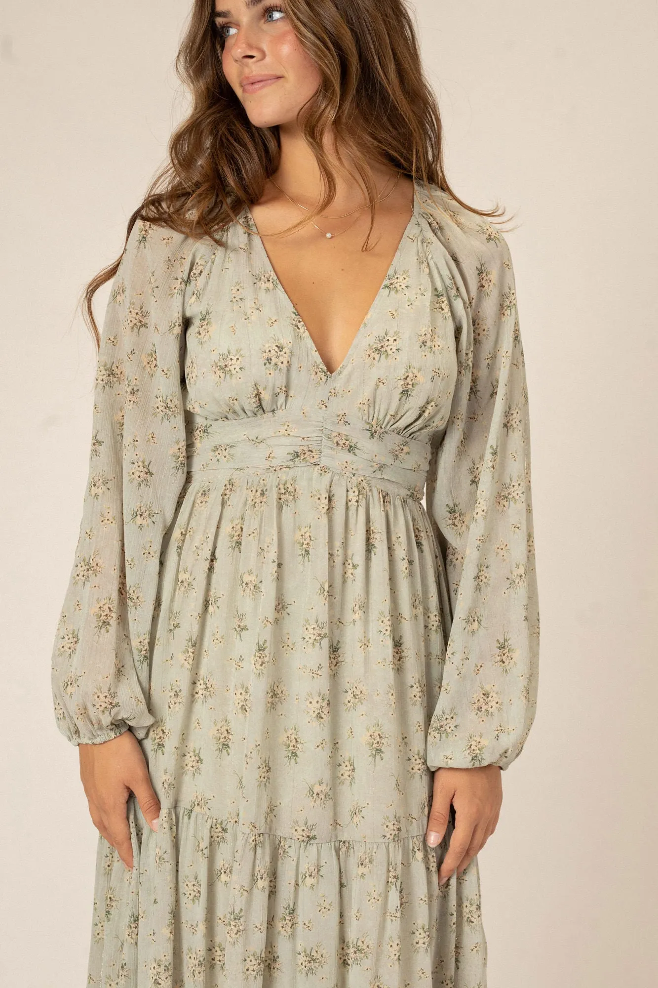 Esme Long Sleeve Floral Dress sold by Morning Lavender product image thumbnail 3