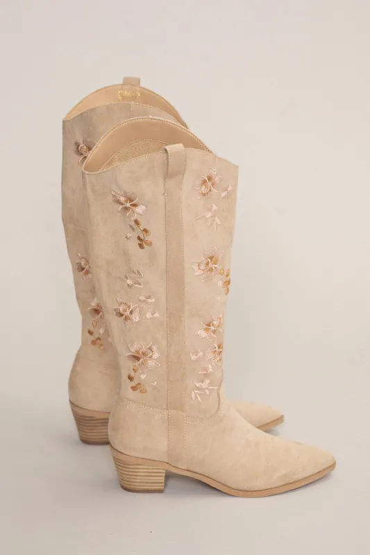 Inlay Western Tall Boots sold by Morning Lavender