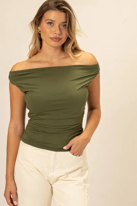 Chriselle Off the Shoulder Top sold by Morning Lavender