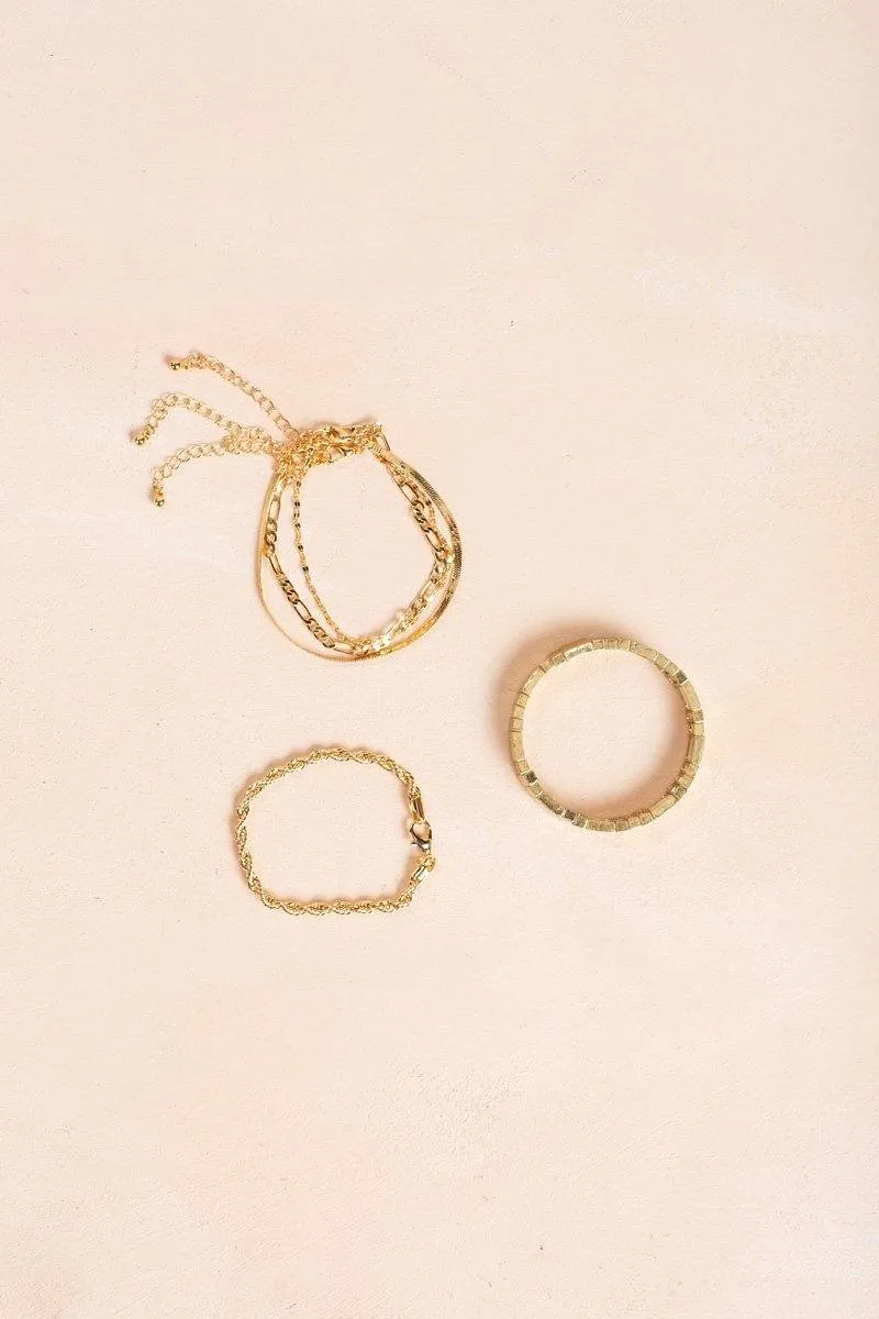 Zoey Gold Twisted Bracelet sold by Morning Lavender product image thumbnail 2