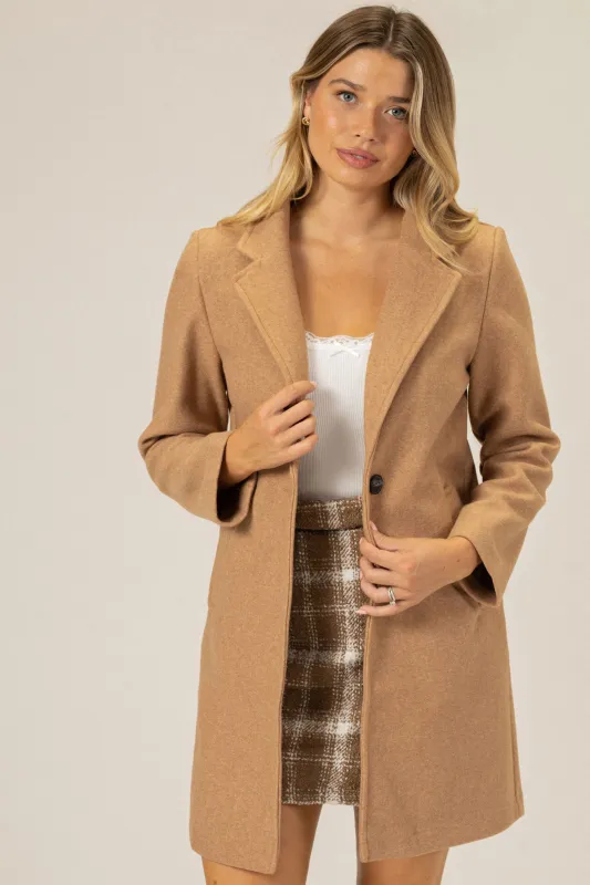 Ellen Notched Lapel Coat sold by Morning Lavender