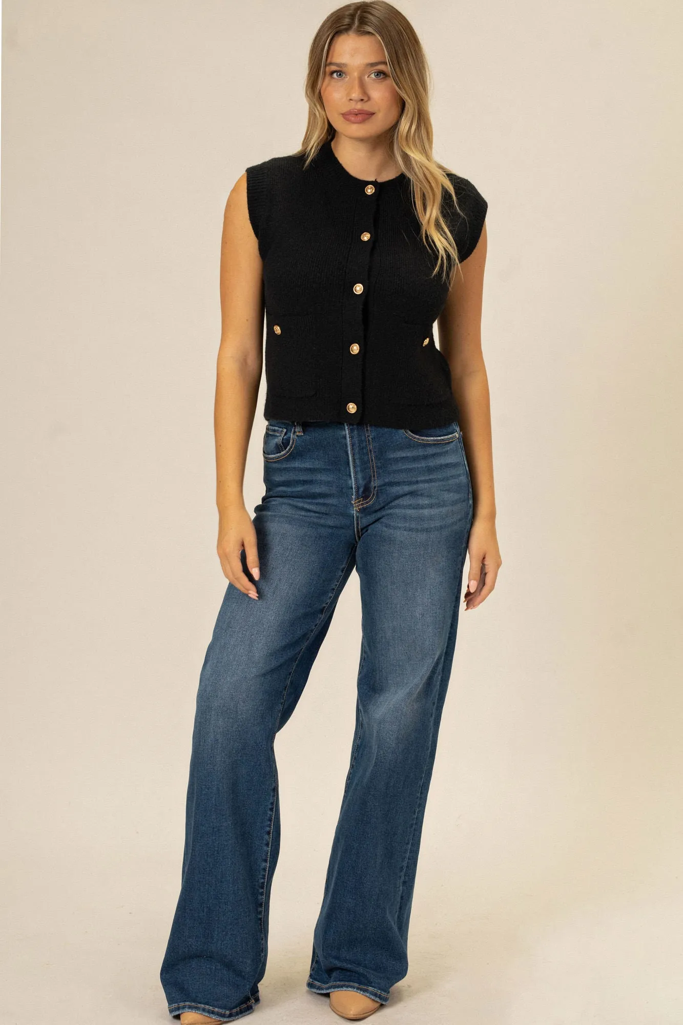 Abby Pocket Knit Vest sold by Morning Lavender product image thumbnail 2