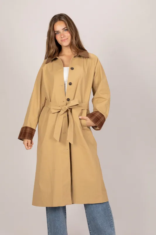Ellis Corduroy Collar Coat sold by Morning Lavender