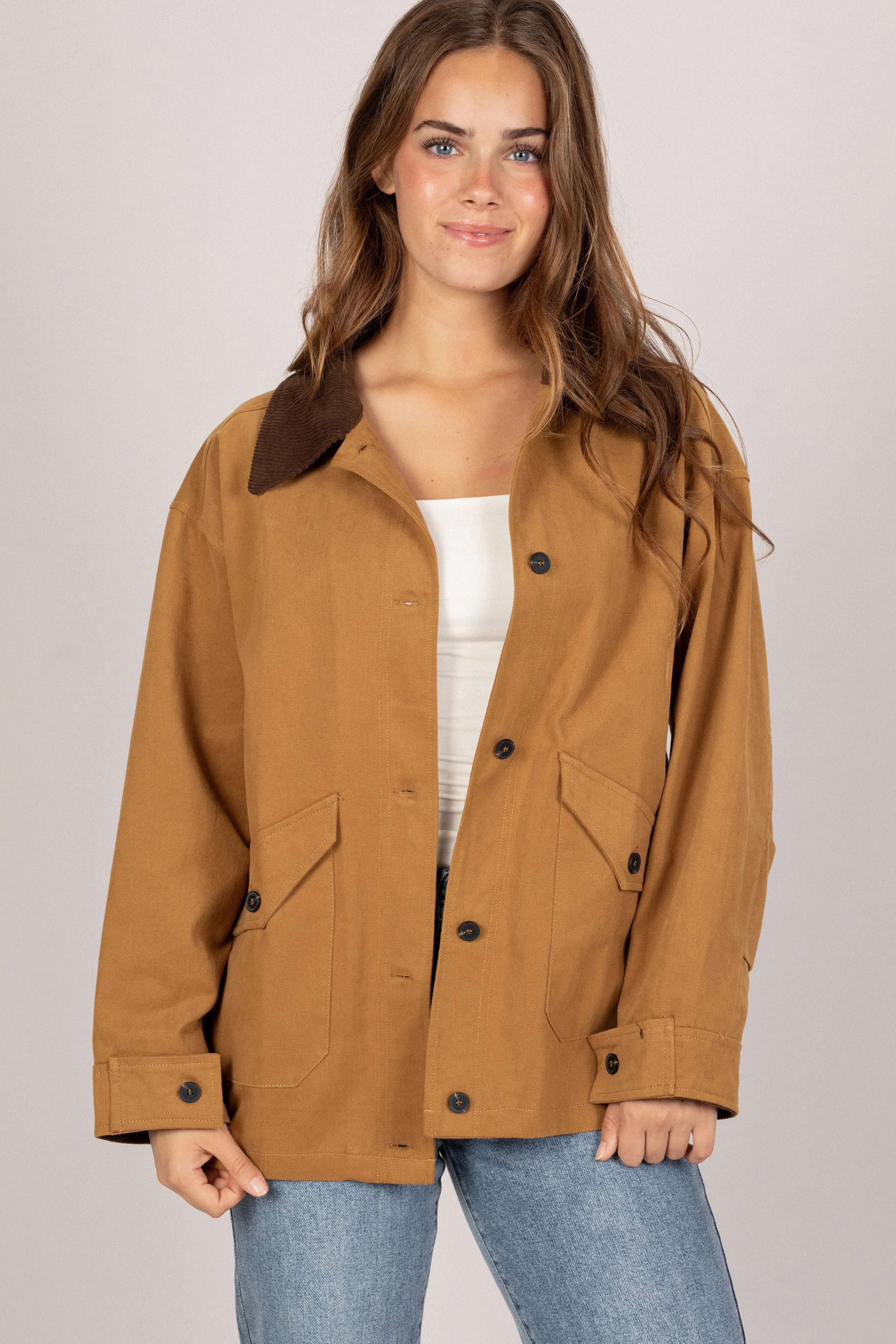 Blake Oversized Barn Jacket sold by Morning Lavender