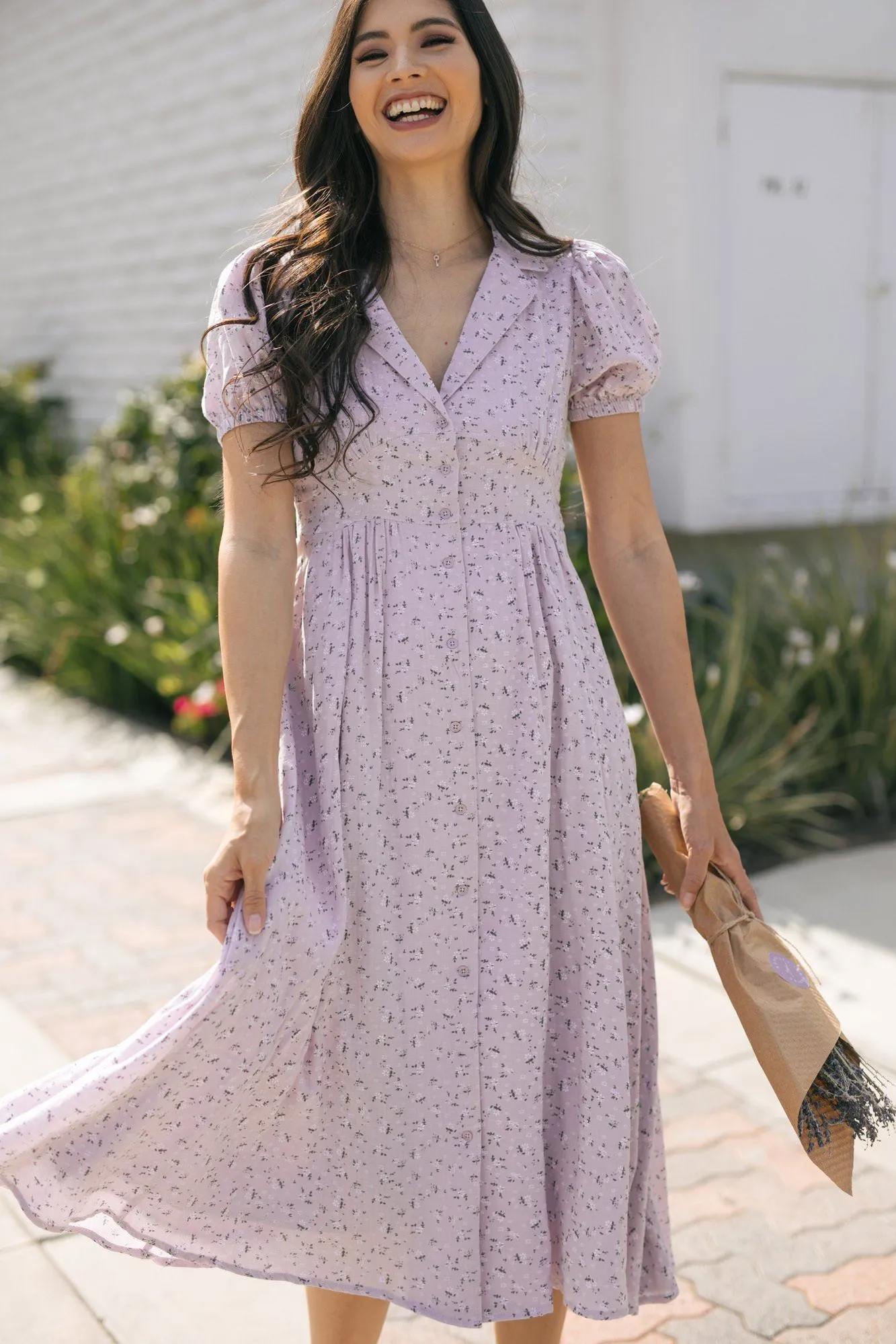 Jada Collared Midi Dress sold by Morning Lavender product image thumbnail 4