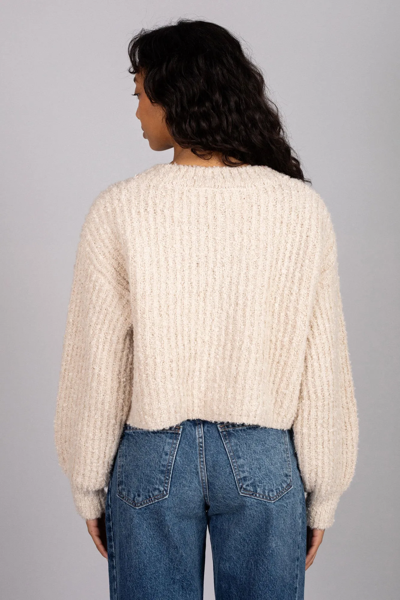 Winnie Boucle Buttoned Cardigan sold by Morning Lavender product image thumbnail 4