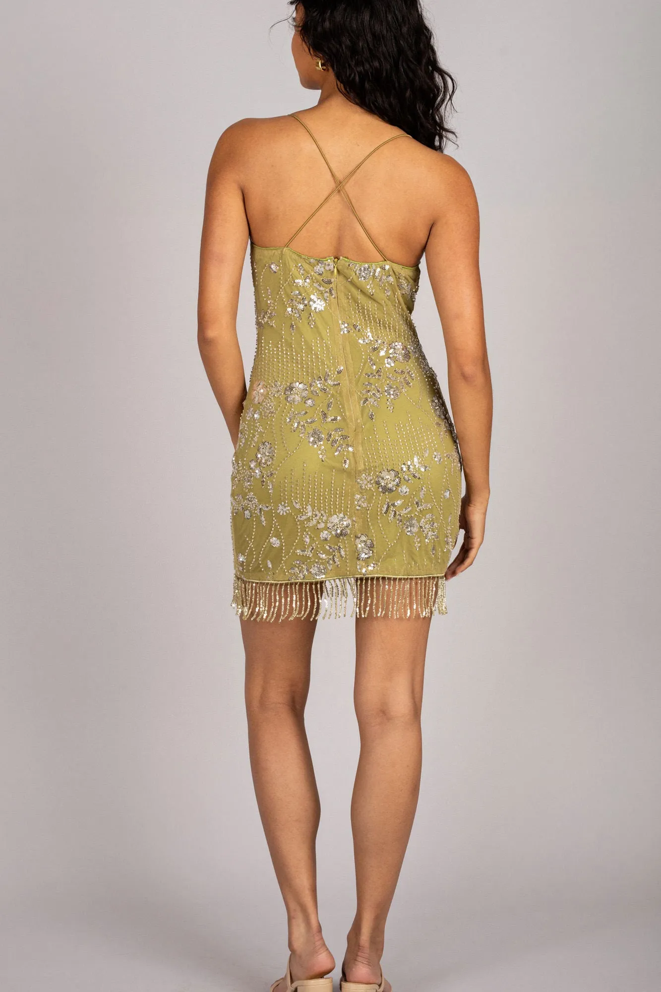 Tyra Sequin Fringe Dress sold by Morning Lavender product image thumbnail 5