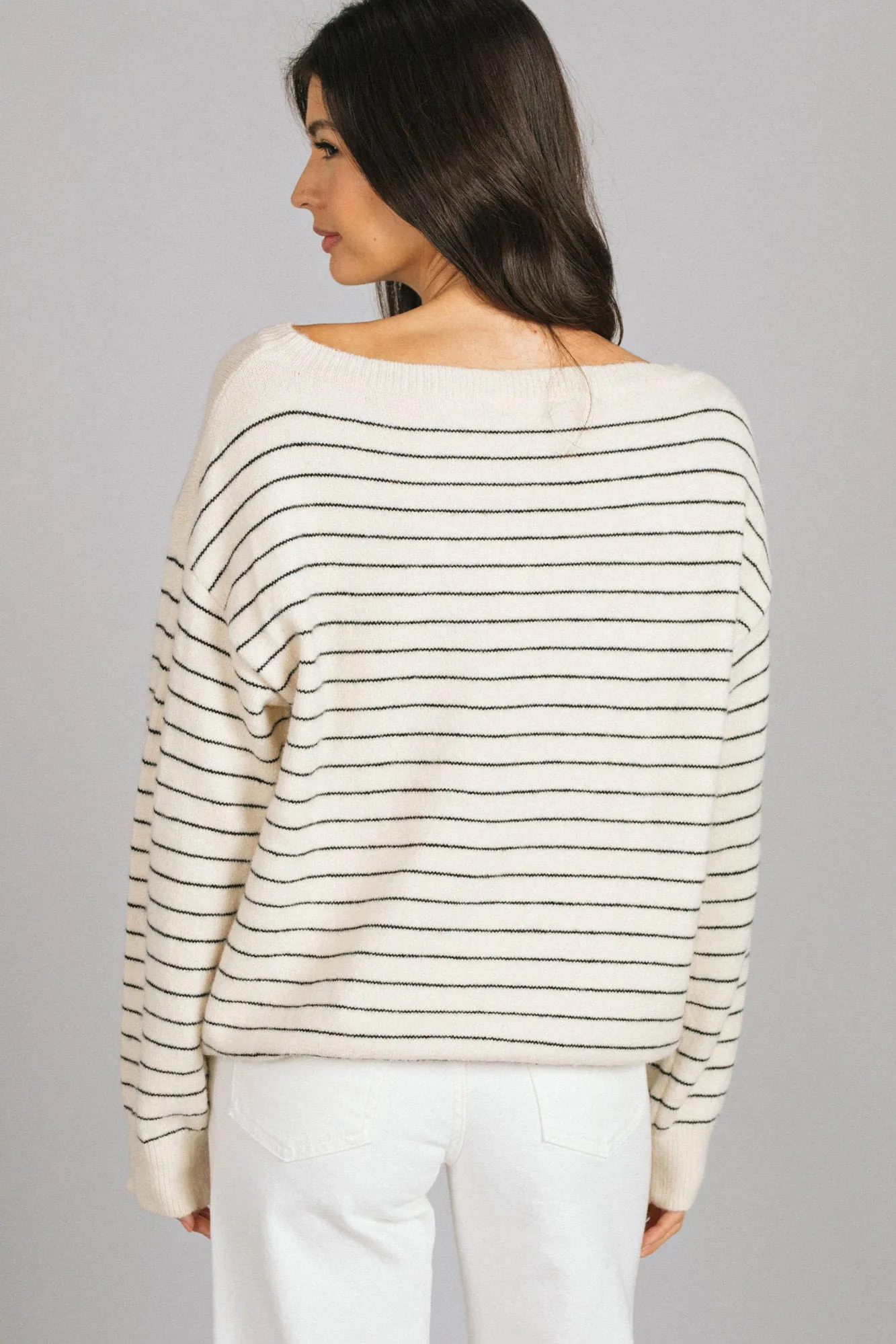 Justine Boatneck Striped Sweater sold by Morning Lavender product image thumbnail 5