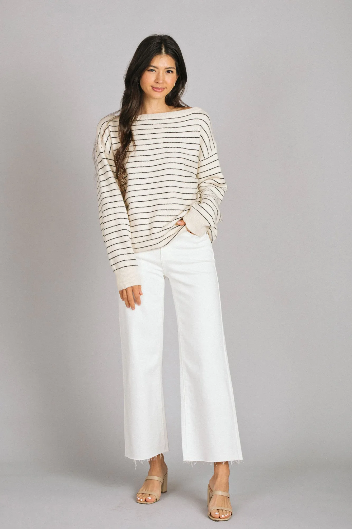 Justine Boatneck Striped Sweater sold by Morning Lavender product image thumbnail 3