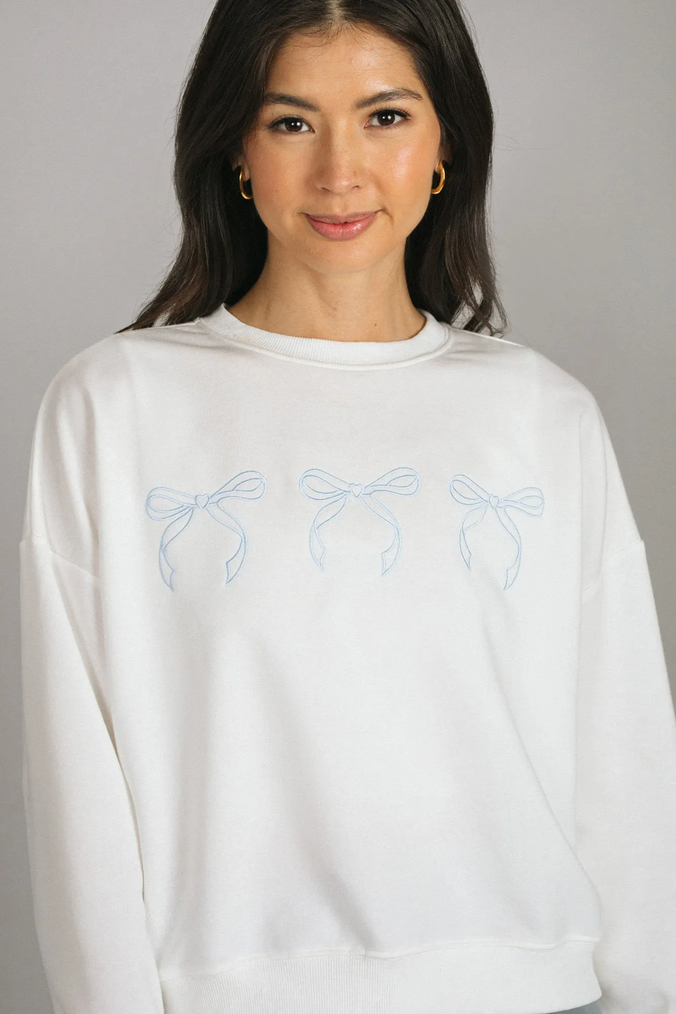 Carina Embroidered Bow Sweater sold by Morning Lavender product image thumbnail 2
