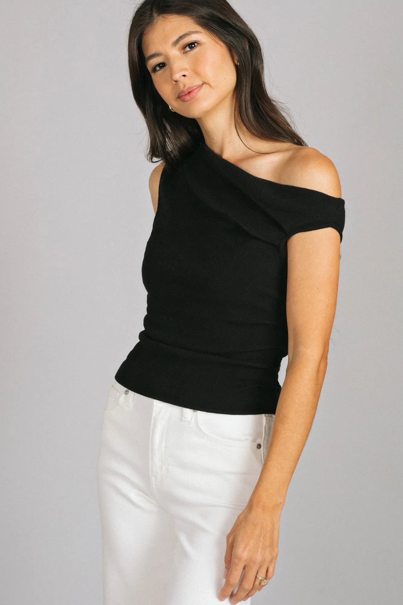Astrid Asymmetrical Knit Top sold by Morning Lavender product image thumbnail 5