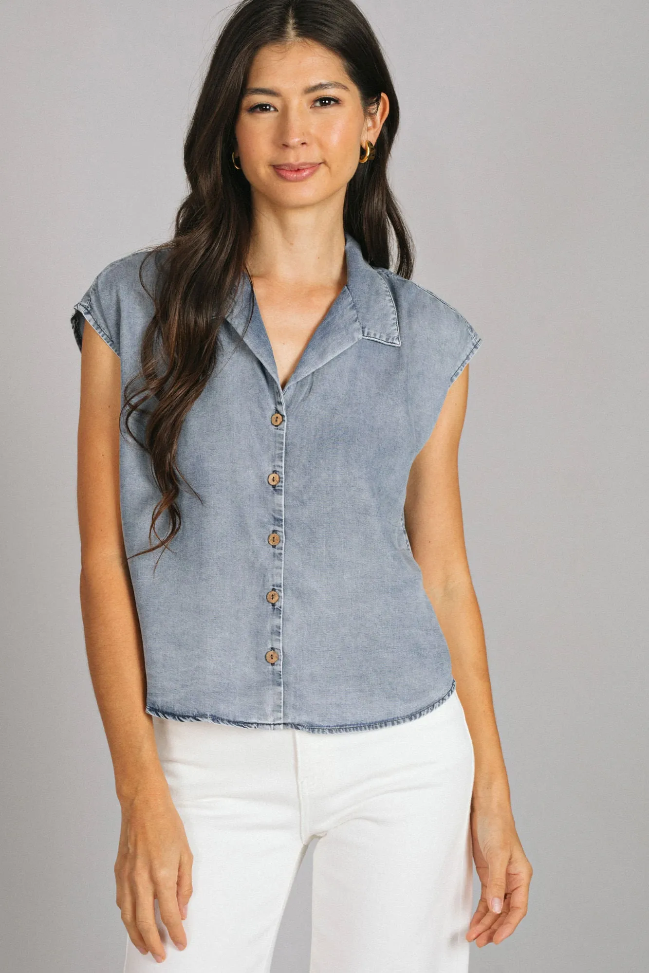 Wren Collared Button Down Top sold by Morning Lavender product image thumbnail 5