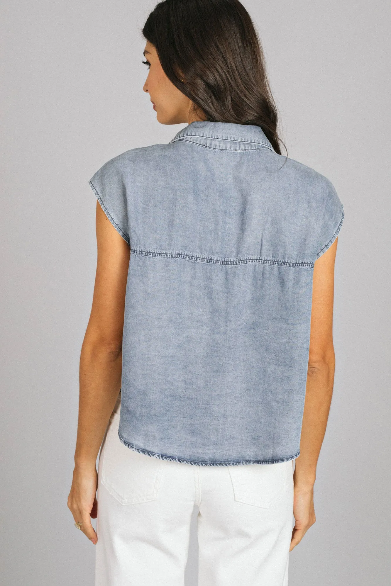 Wren Collared Button Down Top sold by Morning Lavender product image thumbnail 4